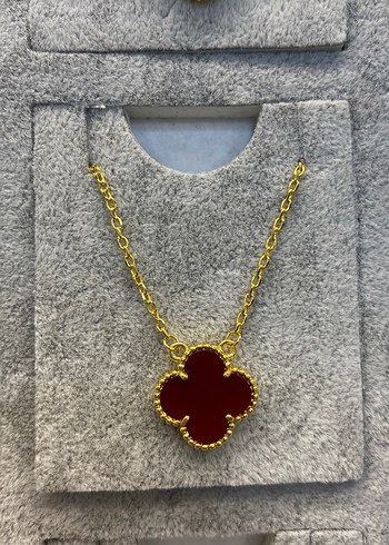 Altın Renk Van Cleef  Zincirli Kolye - Görsel 2