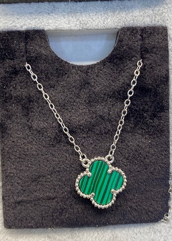 Altın Renk Van Cleef  Zincirli Kolye - Görsel 17