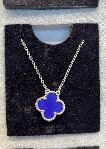 Altın Renk Van Cleef  Zincirli Kolye - Görsel 15