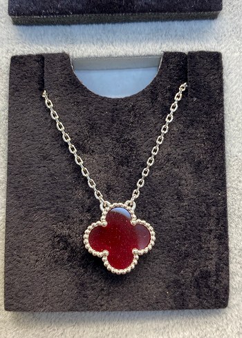 Altın Renk Van Cleef  Zincirli Kolye - Görsel 11