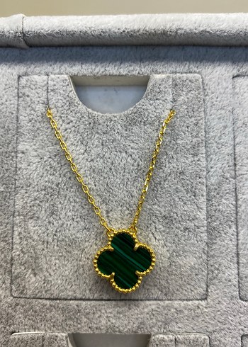 Altın Renk Van Cleef  Zincirli Kolye - Görsel 5