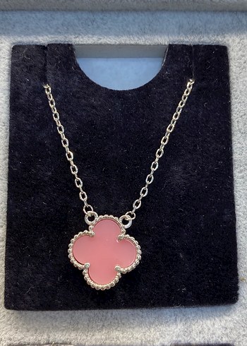 Altın Renk Van Cleef  Zincirli Kolye - Görsel 9