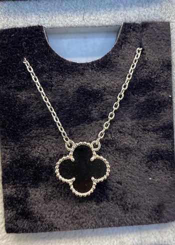 Altın Renk Van Cleef  Zincirli Kolye - Görsel 16