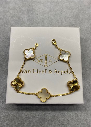 Van Cleef & Arpels Altın Zincir Detaylı Bileklik - Görsel 5