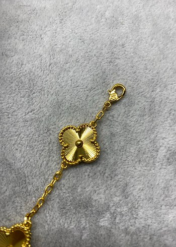 Van Cleef & Arpels Altın Zincir Detaylı Bileklik - Görsel 3