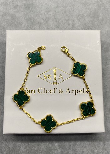 Van Cleef & Arpels Altın Zincir Detaylı Bileklik - Görsel 8