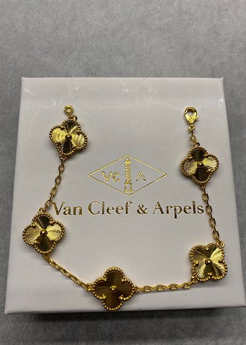 Van Cleef & Arpel Kırmızı Zincir Detaylı Bileklik - Görsel 8