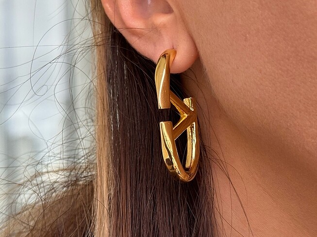 A+++ PREMİUM VALENTİNO KÜPE - Görsel 2