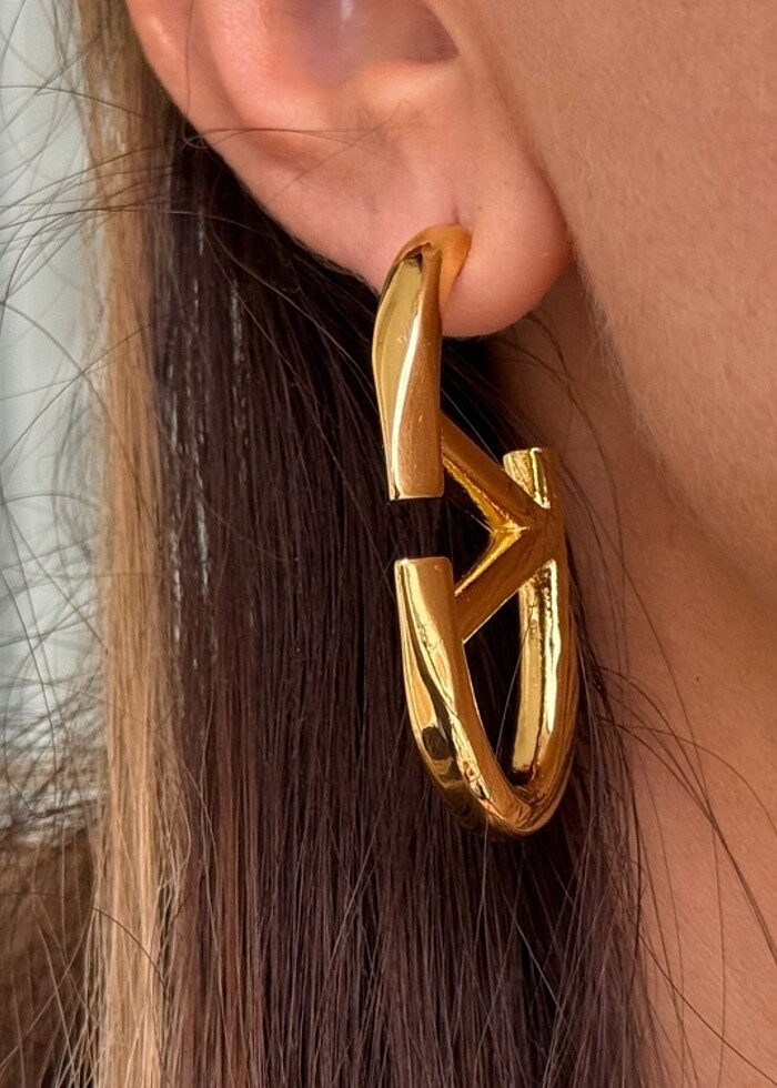 A+++ PREMİUM VALENTİNO KÜPE - Görsel 2