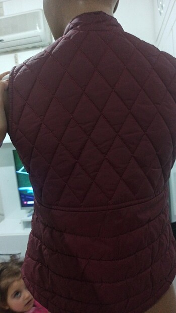 m Beden bordo Renk Yelek