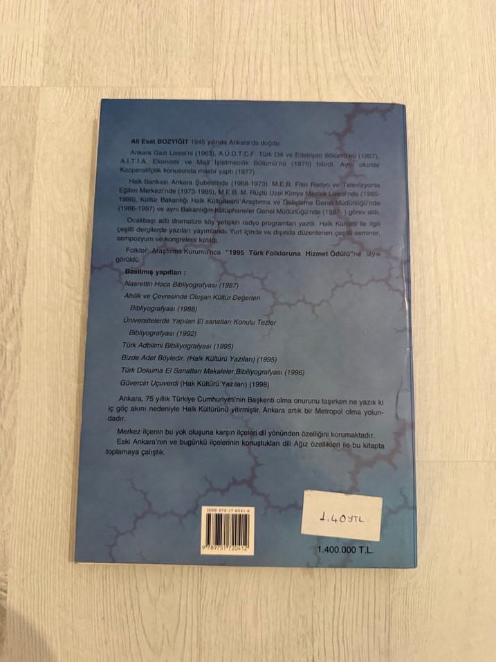 Ankara İli Ağzı Sözlüğü - A. Esat Bozyiğit - Görsel 5