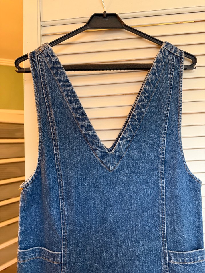 Jean mini elbise - Görsel 2