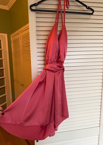 Somon rengi mini tulum - Görsel 6