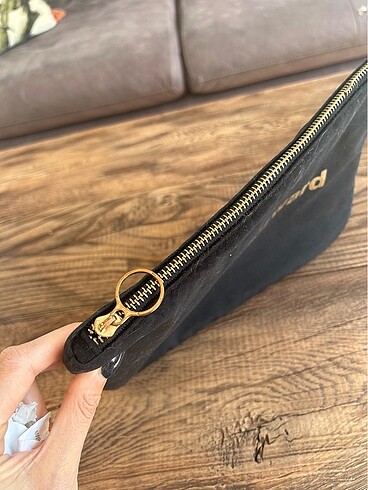  Beden siyah Renk Zara kadife, portföy çanta