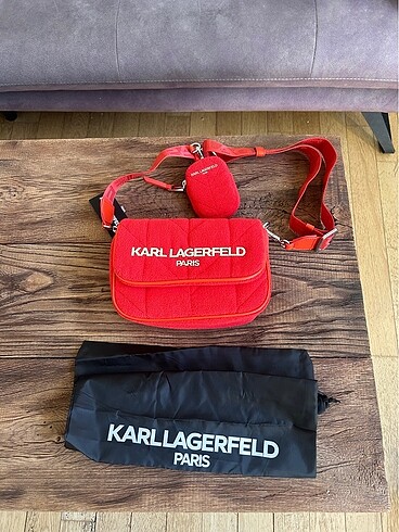 Karl Lagerfeld Karl Lagerfeld kırmızı tarz çanta
