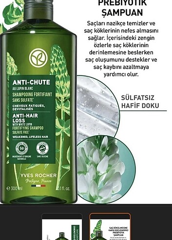 Beden Yves Rocher Prebiyotik şampuan