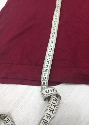 Bordo Uzun Kollu Balıkçı Yaka Triko Tunik - Görsel 5