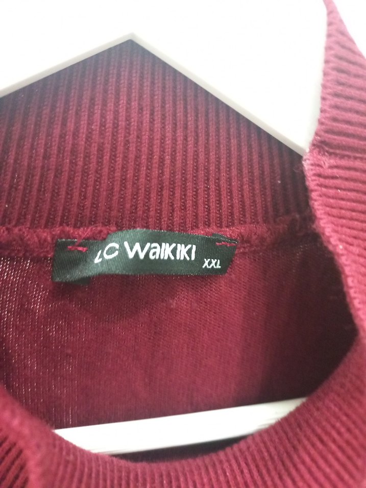 Bordo Uzun Kollu Balıkçı Yaka Triko Tunik - Görsel 4