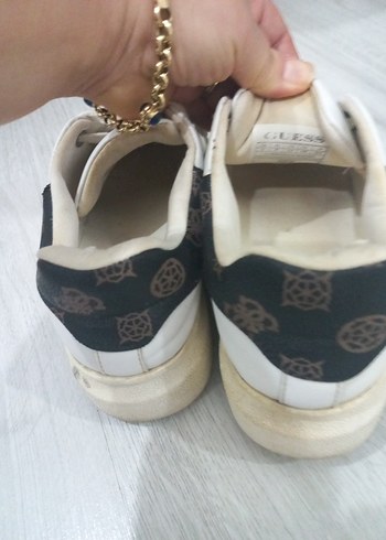 Guess Beyaz Bağcıklı Kadın Spor Ayakkabısı - Görsel 5