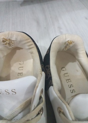 Guess Beyaz Bağcıklı Kadın Spor Ayakkabısı - Görsel 4