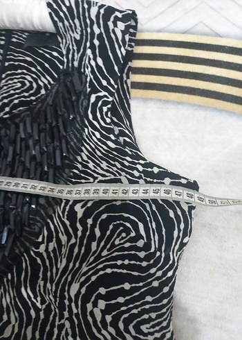 Bohem Siyah Gri Yılan Desenli Uzun Elbise - Görsel 5