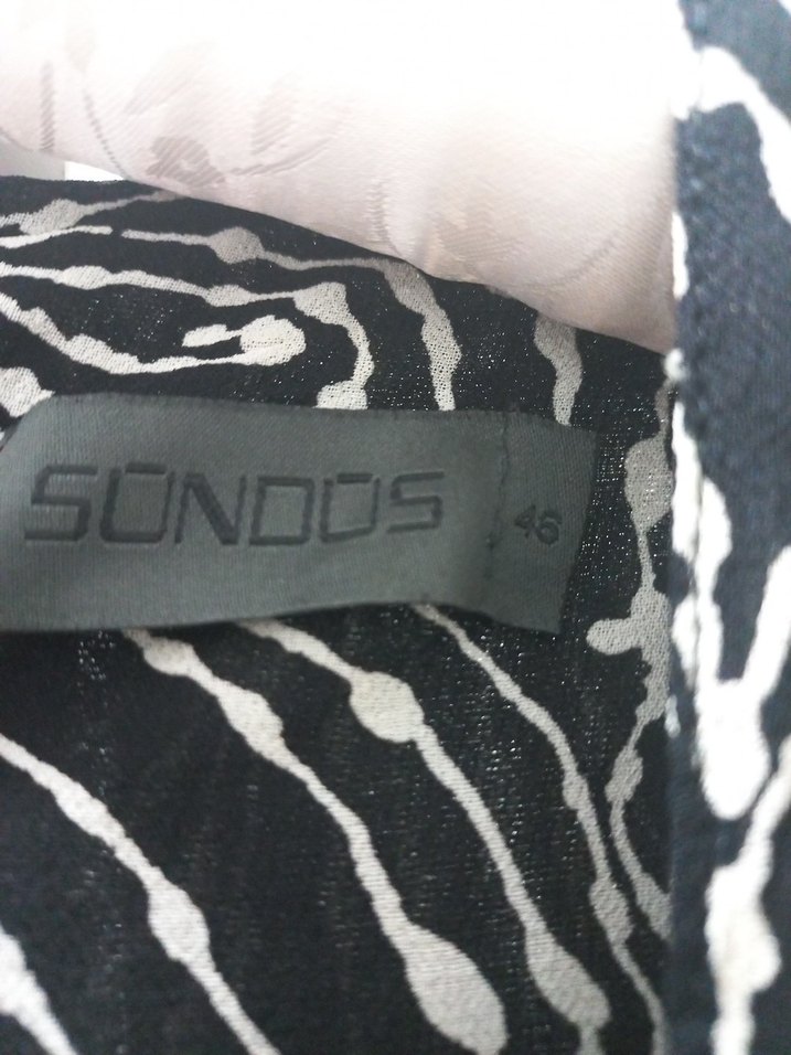 Bohem Siyah Gri Yılan Desenli Uzun Elbise - Görsel 3