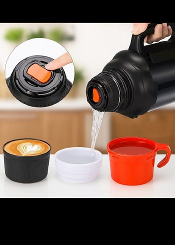 Travel-pot Siyah Renkli Termos - Görsel 6