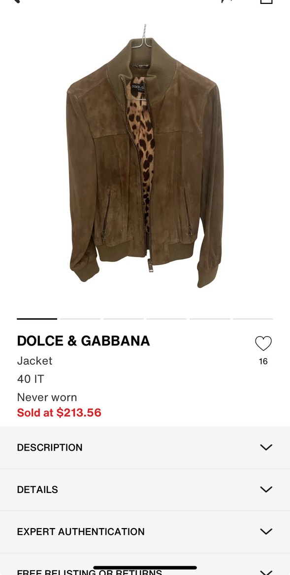 ORJİNAL DOLCE GABBANA Kahverengi  Kadın Ceket - Görsel 3
