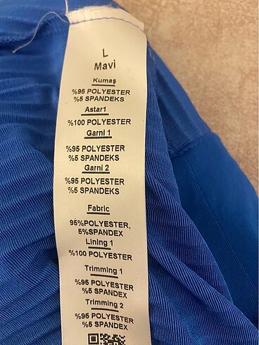 RAİSA VANESSA MAVİ ELBİSE - Görsel 7