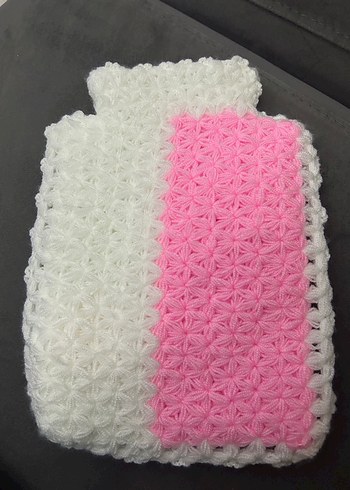 Pembe ve Beyaz Renkli Banyo Lifi Gelin Bohçası - Görsel 3