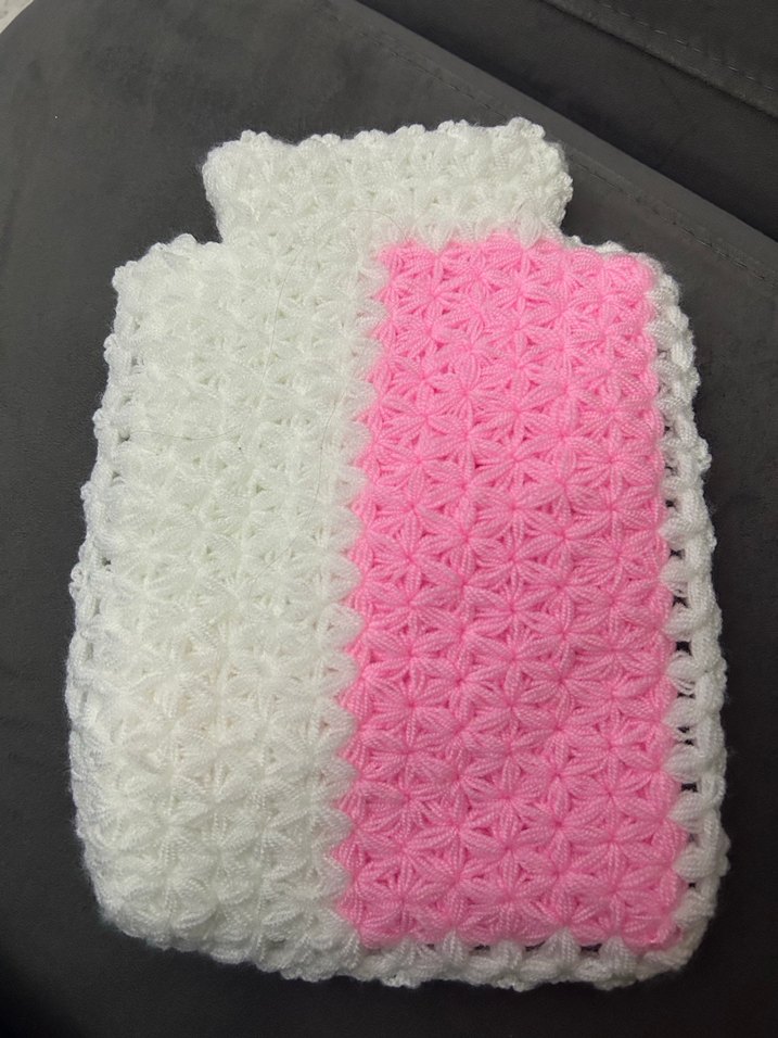 Pembe ve Beyaz Renkli Banyo Lifi Gelin Bohçası - Görsel 3