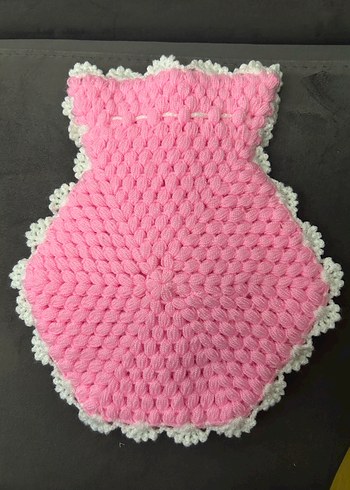 Pembe Nakışlı Bebek Lifi - Görsel 2