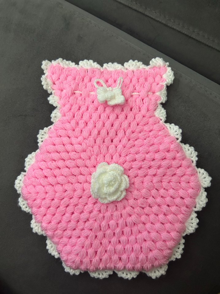 Pembe Nakışlı Bebek Lifi - Görsel 3