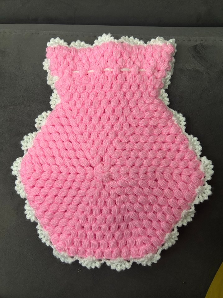 Pembe Nakışlı Bebek Lifi - Görsel 2