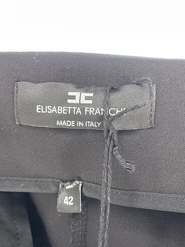 42 Beden siyah Renk Elisabetta Franchi Kumaş Pantolon %70 İndirimli.