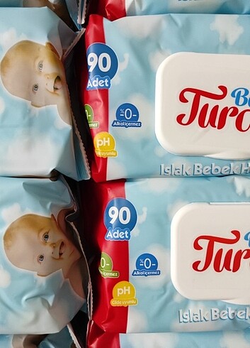 3 PAKET 90 YAPRAK BABY TURCO ISLAK MENDİL
