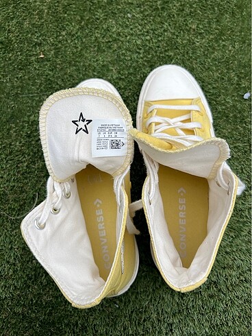 38 Beden sarı Renk Converse orjinal