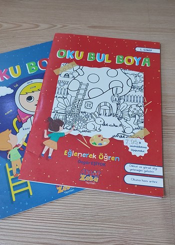 Oku Bul Boya 1. Sınıf Eğlenceli Eğitim Kitabı