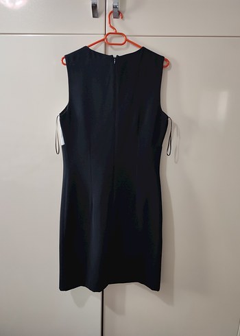 Kolsuz, Midi Boy, Renk Bloklu Kadın Kalem Elbise - Görsel 4