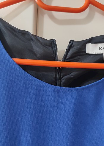 Kolsuz, Midi Boy, Renk Bloklu Kadın Kalem Elbise - Görsel 3