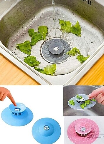 Slikon Lavabo Gider Tıpası Kademeli 