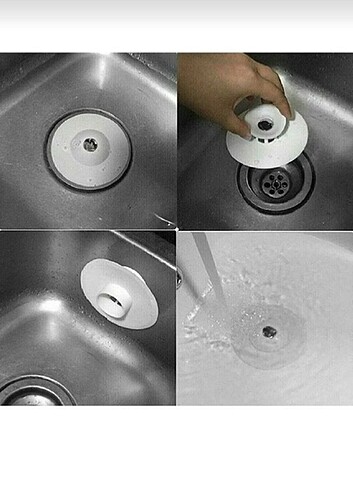 Beden Slikon Lavabo Gider Tıpası Kademeli