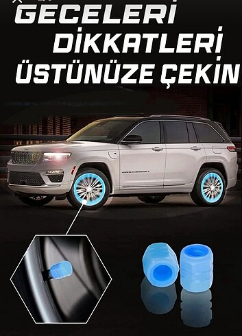 Beden 4 lü Fosforlu Araç Sibop Kapağı