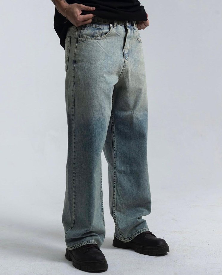 Normal baggy jean Pantolon - Görsel 3