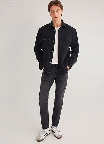 Mavi Jeans Siyah Denim Gömlek
