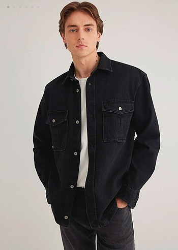 Siyah Denim Gömlek