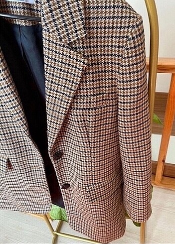 Stradivarius Kazayağı Desenli Blazer