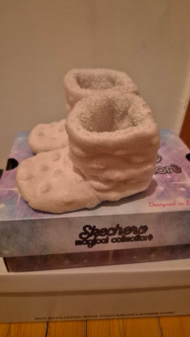 Beyaz Örgü Kız Çocuk Sıcak Patik - Görsel 4