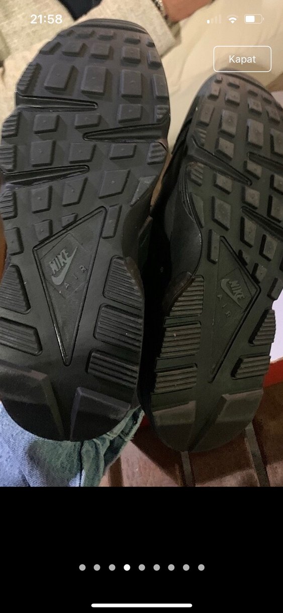 Siyah nike spor ayakkabı - Görsel 4