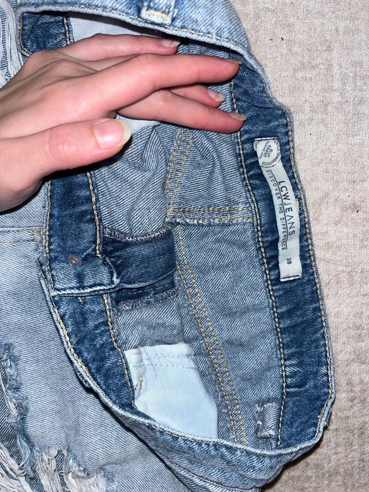 Kadın Mini Kot Şort - Görsel 2